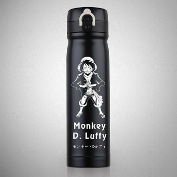  One Piece Luffy anime vacuum cup bottle kettle 