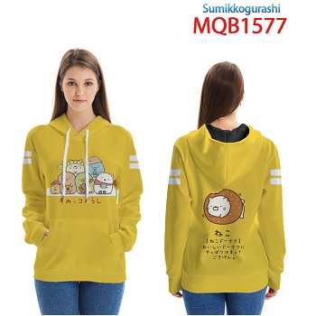 Sumikko Gurashi anime long sleeve hoodie cloth