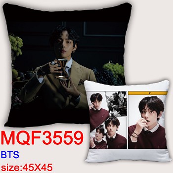 BTS star two-sided pillow