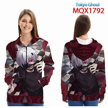 Tokyo ghoul anime long sleeve hoodie cloth