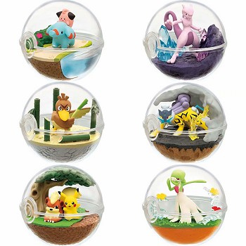  Pokemon GO figures set(6pcs a set) 