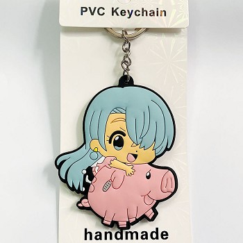 The Seven Deadly Sins anime two-sided key chain