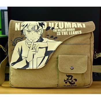 Naruto anime canvas satchel shoulder bag