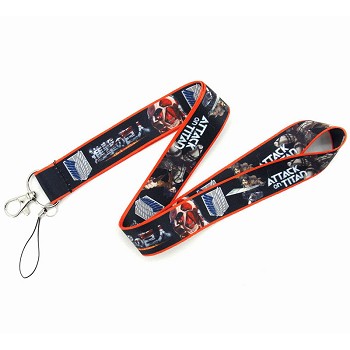 Attack on Titan neck strap Lanyards for keys ID card gym phone straps USB badge holder diy hang rope