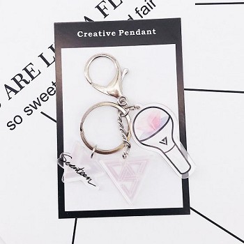  SEVENTEEN star acrylic key chain 