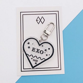 EXO star acrylic key chain