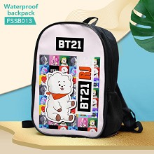 BT21 BTS star waterproof backpack bag