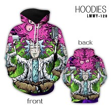Rick and Morty anime hoodie cloth