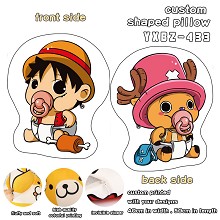 One Piece anime custom shaped pillow