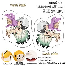 Dr.STONE anime custom shaped pillow