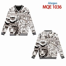 Ahegao anime baseball cloth jacket