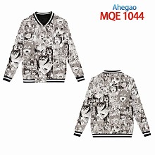  Ahegao anime baseball cloth jacket 