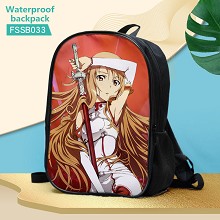 Sword Art Online anime waterproof backpack bag