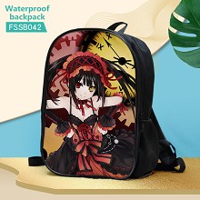 Date A Live anime waterproof backpack bag