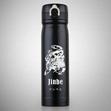 One Piece Jinbe anime vacuum cup bottle kettle