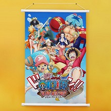 One Piece anime wall scroll