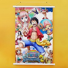 One Piece anime wall scroll