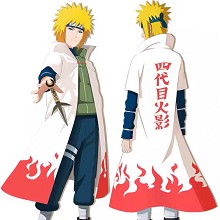 Naruto Namikaze Minato anime cosplay mantle cloak ...