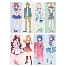 NEKOPARA anime pvc bookmarks set(5set)