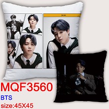 BTS star two-sided pillow