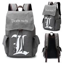 Death Note anime canvas backpack bag