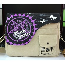 Kuroshitsuji anime canvas satchel shoulder bag