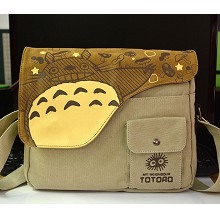 Totoro anime canvas satchel shoulder bag