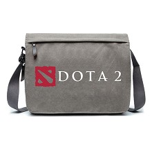 DOTA2 anime canvas satchel shoulder bag