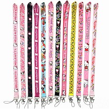 HELLO KITTY neck strap Lanyards for keys ID card g...