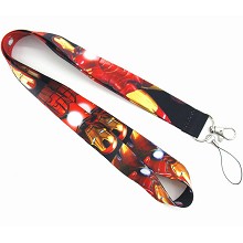 Iron man neck strap Lanyards for keys ID card gym phone straps USB badge holder diy hang rope