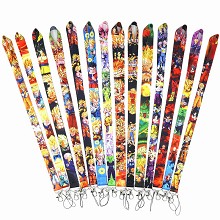 Dragon Ball neck strap Lanyards for keys ID card gym phone straps USB badge holder diy hang rope