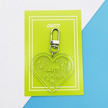 GOT7 star acrylic key chain