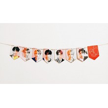 BTS star hanging flag album return photo poster hanging picture