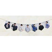 BTS star hanging flag album return photo poster ha...