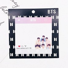 BTS star Memo Pad Notes Memo Sticker Pape