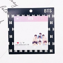  BTS star Memo Pad Notes Memo Sticker Pape 