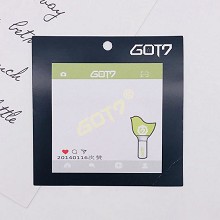 GOT7 star Memo Pad Notes Memo Sticker Pape