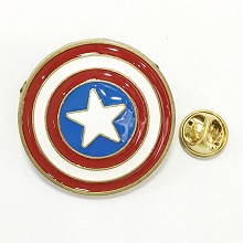 The Avengers Captain America brooch pin