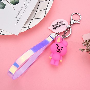 BTS star figure doll pendant key chain 