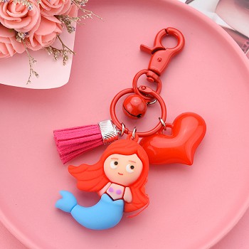 The Mermaid figure doll pendant key chain