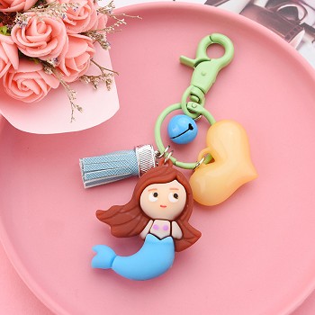  The Mermaid figure doll pendant key chain 