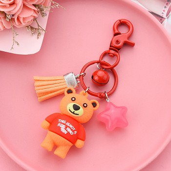 The Bear figure doll pendant key chain