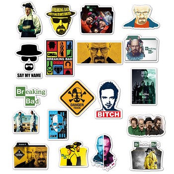 Breaking Bad waterproof stickers set(50pcs a set)