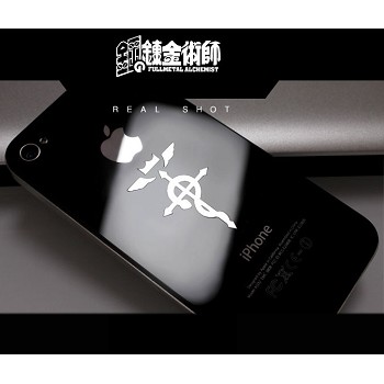 Fullmetal Alchemist anime metal mobile phone stickers