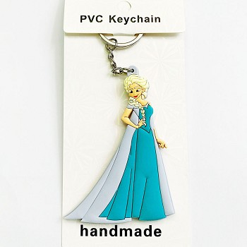 Frozen anime two-sided key chain