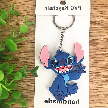 Stitch anime two-sided key chain