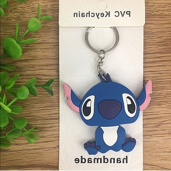 Stitch anime two-sided key chain