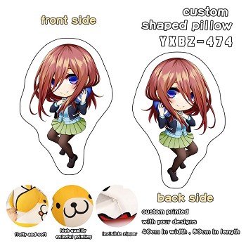 Gotoubun no hanayome anime custom shaped pillow