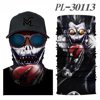 Death Note anime headgear stocking mask magic scarf neck face mask