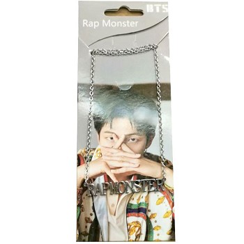 BTS RAP MONSTER star necklace